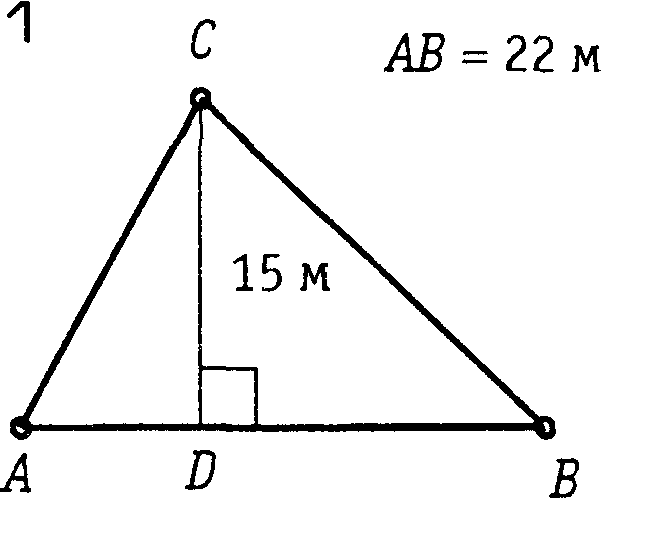 задача на теорему пифагора площадь