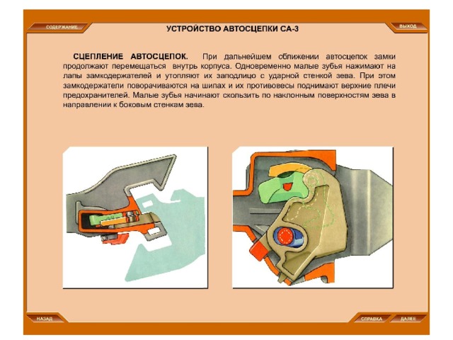 Сцеп автосцепок рисунок