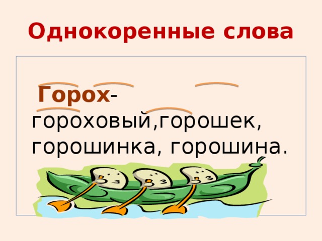 Слово горох с суффиксами. Горох однокоренные слова. Горошек однокоренные слова. Однокоренные слова к слову горох. Горох родственные слова.