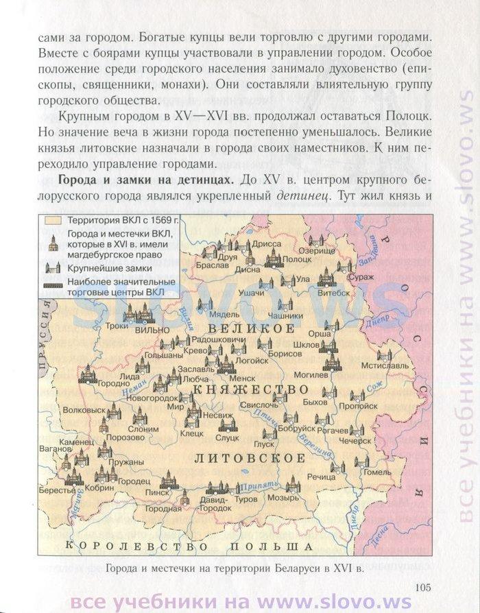 История беларуси 6 класс