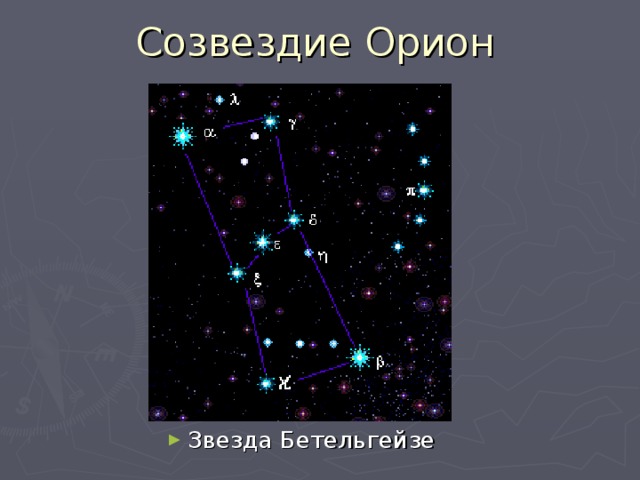 Созвездие Орион