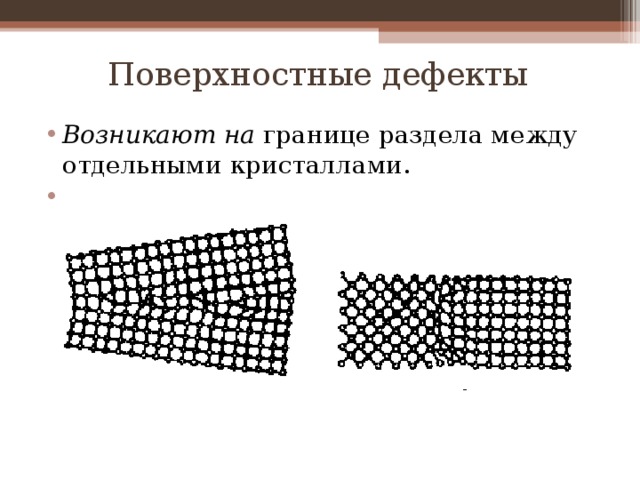 Поверхностные дефекты. Поверхностные дефекты возникают. Поверхностные дефекты возникают при. -Перечислите поверхностные дефекты.