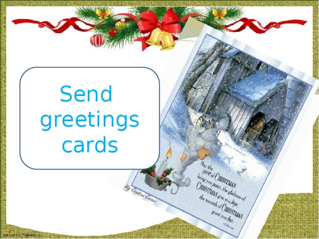 Send greetings cards