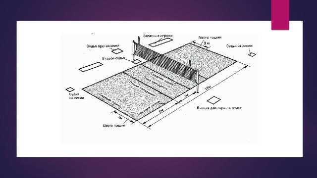 Составляющие поля. Нападающий второго темпа атакуют с краёв сетки пайп. Диагональные игроки в волейбольной команде атакуются 2 линии с 1 линии. Нападающий второго темпа атакуют с краёв сетки пайп 9 букв.