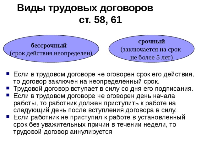 Перевод на бессрочный трудовой договор