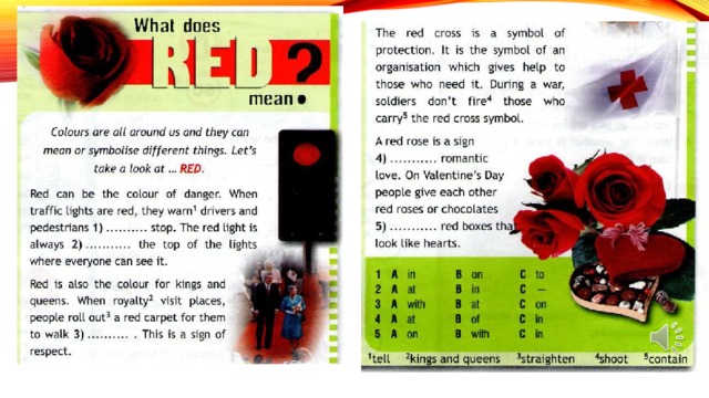 "What does RED mean?