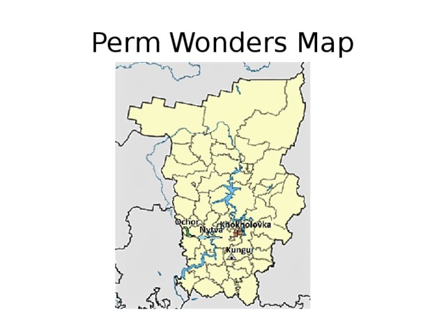 Perm Wonders Map 