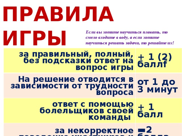 Задачи мероприятия повысить мотивацию к учебе; определить коммуникативные способности детей; воспитывать культуру общения через работу в группах. Форма мероприятия интеллектуально-развлекательная игра 