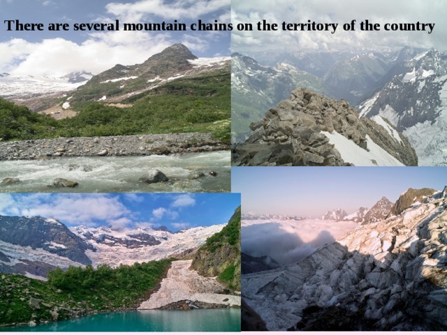 Mountain chains in russia