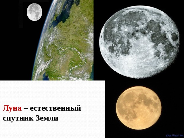 Луна – естественный спутник Земли 