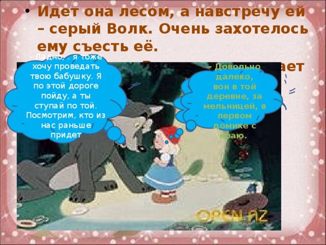 Красная шапочка сказка презентация 2 класс