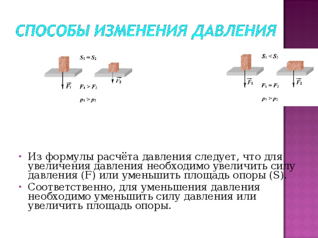 На сколько изменится давление