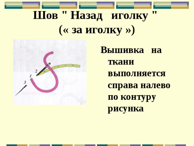 Шов назад. Ручной шов назад иголку пошагово. Шов назад иголку в вышивке. Стежок назад иголку. Ручной машинный шов назад иголку.