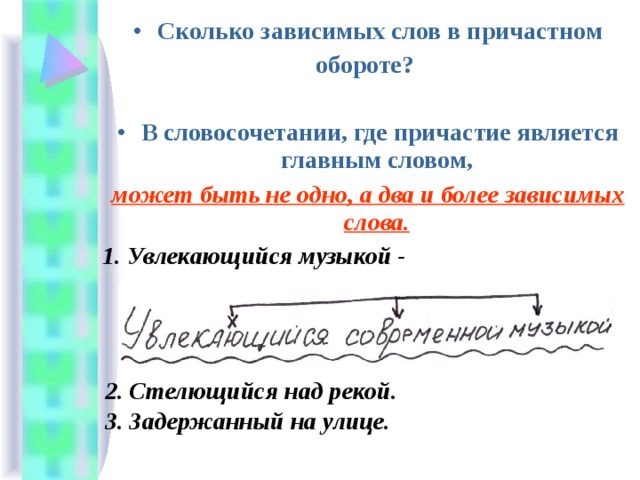 Наступает золотая осень приносящая дожди схема предложения причастный оборот