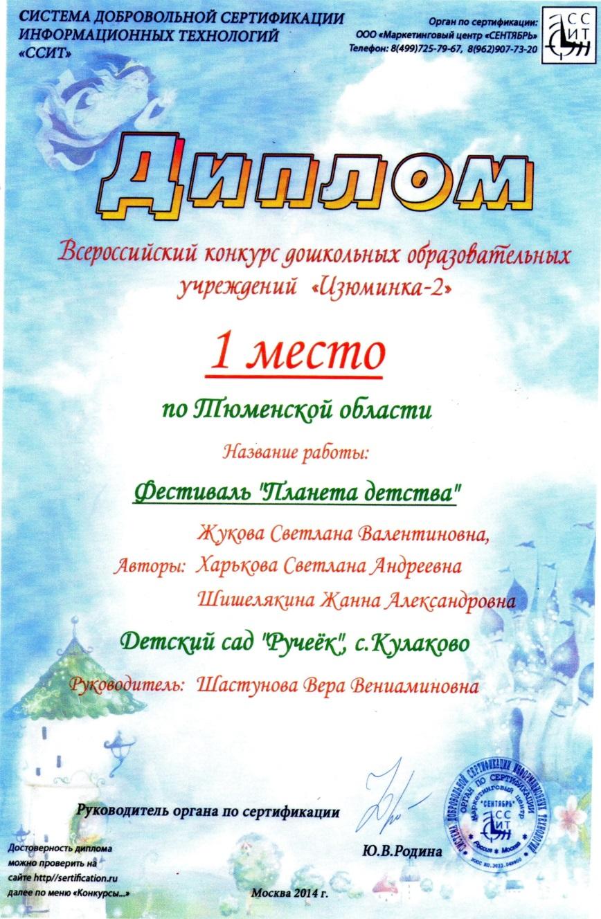 Грамоты и дипломы за участие в конкурсах