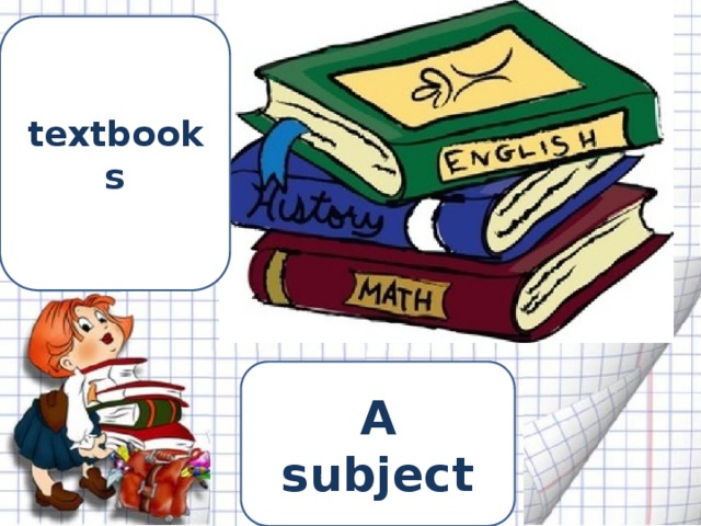 textbooks A subject 