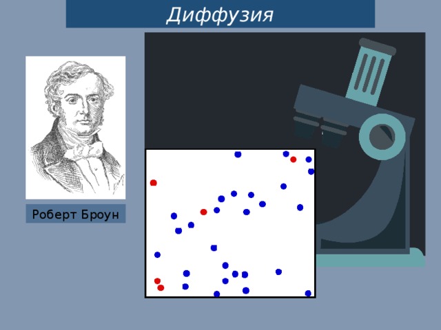 Диффузия Роберт Броун 