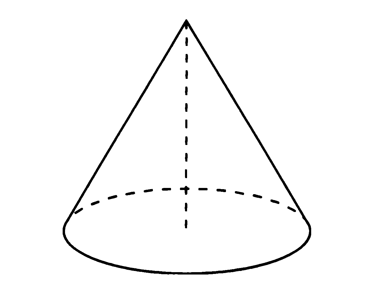 Рисунок конуса геометрия