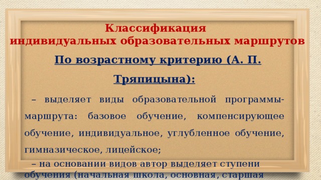 Индивидуальный образовательный маршрут автор. Классификация индивидуальных образовательных маршрутов. Виды индивидуального образовательного маршрута. Классификация ИОМ. Классификации индивидуального образовательного маршрута выделяются.