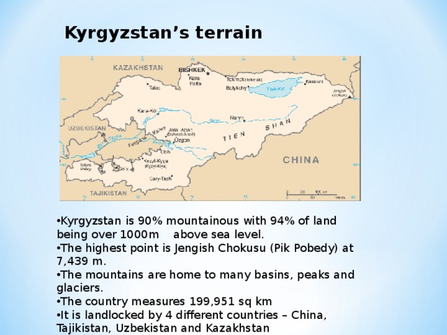 Our country is Kyrgyzstan