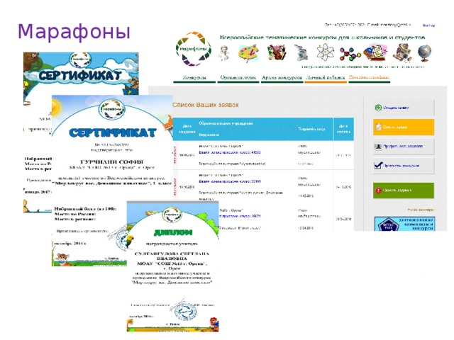 Марафоны