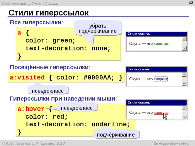 Убрать html ссылки. Как убрать подчеркивание в html. Как убрать нижнее подчеркивание у ссылок. Как убрать подчёркивание ссылки в html. Гиперссылка при наведении.