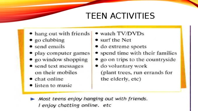 Спотлайт 10 модуль. Презентация спотлайт 10. Предложение с activity. Teen activities 10 класс презентация. Презентация спотлайт 10 модуль.