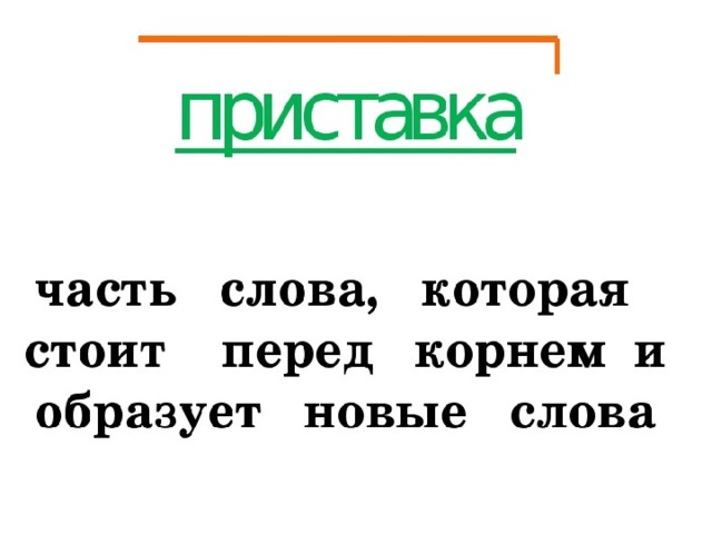 Проект образование слов с помощью приставок