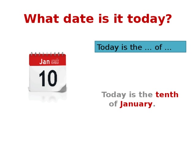 What date is it today? 