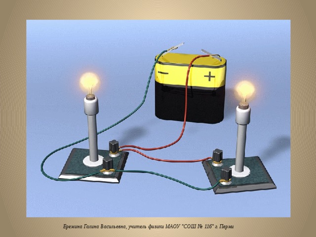 Пример соединения Еремина Галина Васильевна, учитель физики МАОУ 