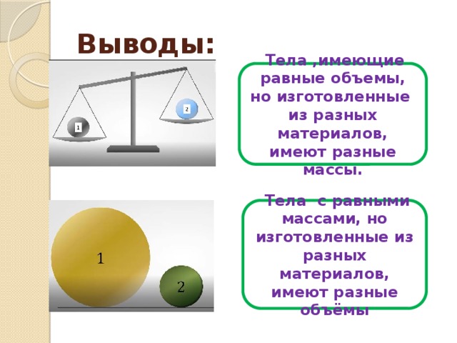 Масса вещества физика 7 класс