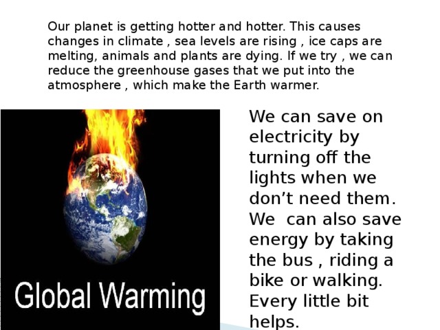 Global warming causes this is gay