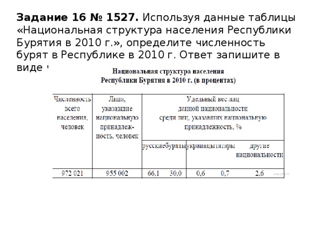 используя данные таблицы земельная площадь рф