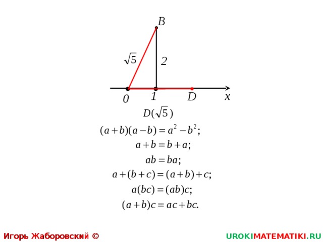 B 2 x 1 D 0 Игорь Жаборовский © 2012 UROKI MATEMATIKI .RU 