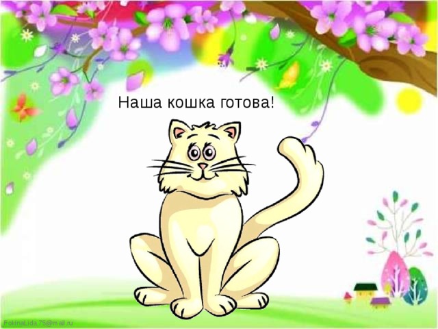 Наша кошка готова! 