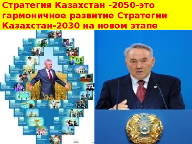 Стратегия Казахстан -2050-это гармоничное развитие Стратегии Казахстан-2030 на новом этапе
