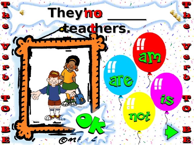 not They’re ______ teachers. 