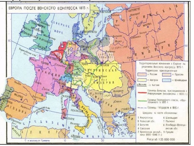 Внешняя политика николая 1 карта