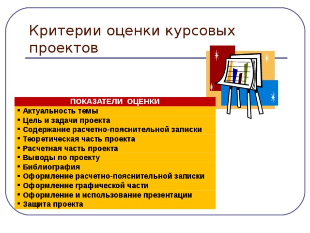 Защита проекта курсового проекта