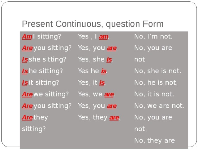 Make questions present continuous. Present Continuous questions. Вопрос в Continuous. Present Continuous краткие ответы. Present Continuous общий вопрос.