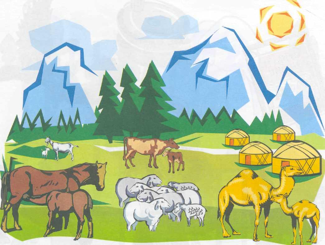 Мен жерді. Картина Жайлау. Казахстан рисунок. Природа Казахстана рисунки. Детские рисунки к Наурызу для детей.