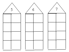 Шаблон домика для состава числа. Числовой домик пустой состав числа 5. Пустые домики числовой состав чисел. Состав числа 10 числовые домики. Математические домики пустые для дошкольников.
