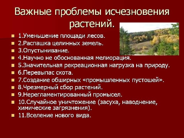 Презентация "Охрана растений" (3 класс) по окружающему миру - скачать проект
