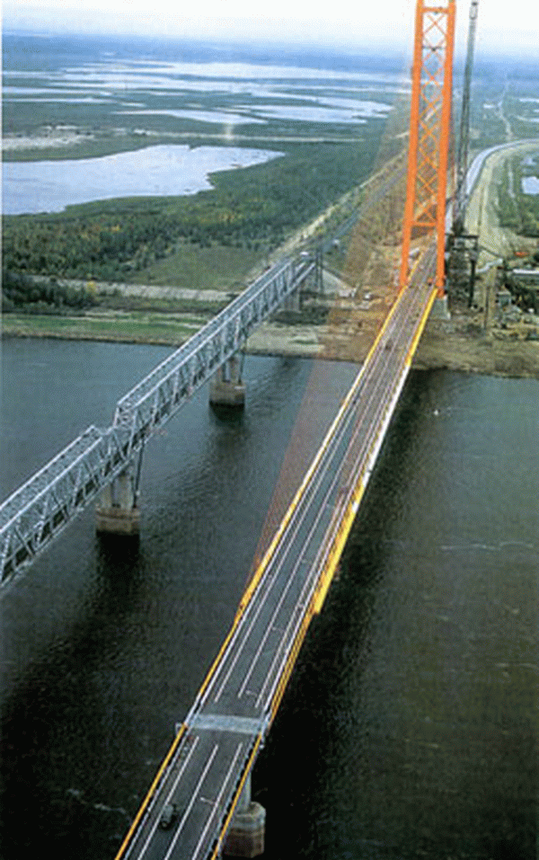 Подвесной мост в сургуте