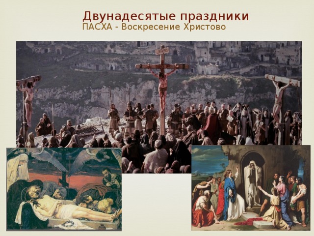 Двунадесятые праздники  ПАСХА - Воскресение Христово 