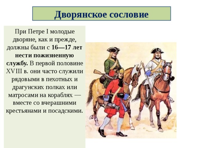 Служили в полках нового строя служили