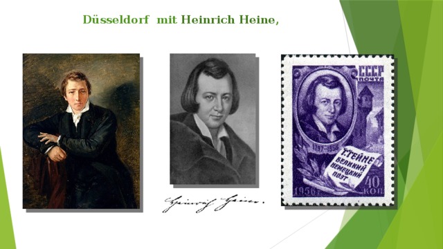 Düsseldorf mit Heinrich Heine ,    