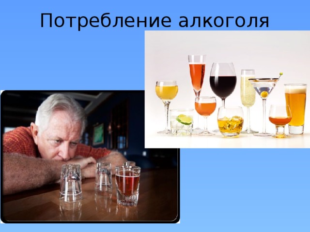Потребление алкоголя 