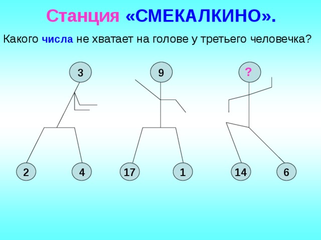 Какого числа не хватает на картинке