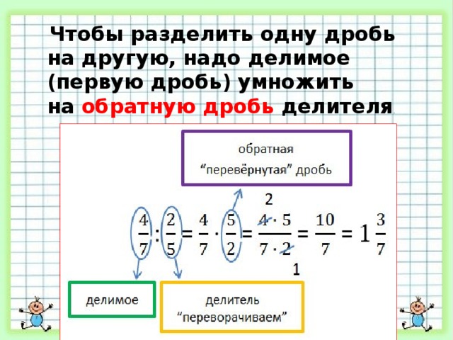 Дробь делимое умножить дробь. Чтобы разделить дробь на дробь надо. Делитель дробей. Чтобы разделить одну дробь на другую. Дробь разделить на дробь.